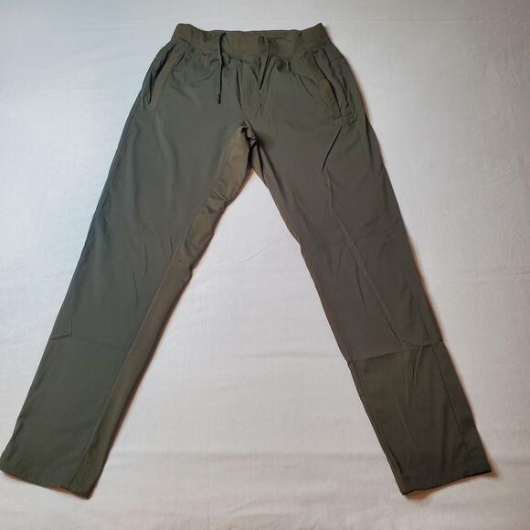 Lululemon Men's Size M Great Wall Pant 32" Dark Olive M5903S - Picture 4 of 8